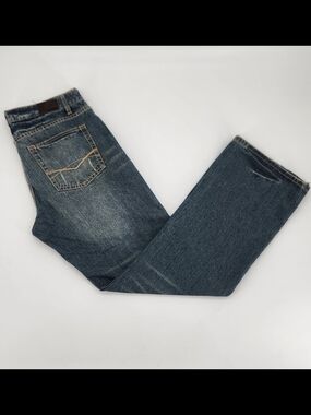 Classic Carbon Men's Blue Denim Jeans 32x32